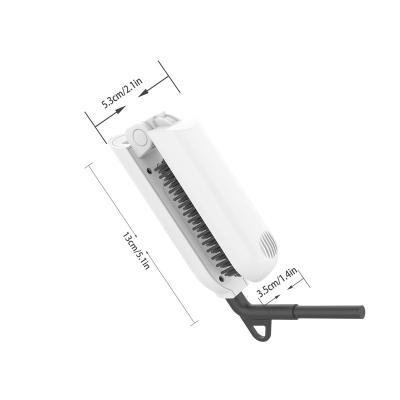 China Ceramic Men and Women Electric Heating Hair Straightening Foldable Comb Folding Loop Hair Straightener Comb Inner Comb Fan for sale