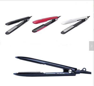 China Professional Household Salon Hair Straighteners 248-450F Electric Titanium Flat Customized Flat Iron 240v for sale