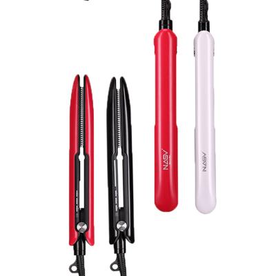 China Household Professional Titanium Flat Irons Special Floating Hair Straightener Dish Hair Flat Iron for sale