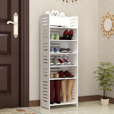 China Adjustable Floor Shoe Rack (Other) Free Standing Shoe Organizer Storage Cabinet Rack for sale