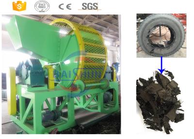 China High efficiency used tire twin shaft shredder manufacturer with CE for sale