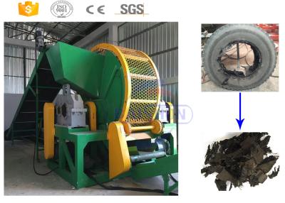 China New design high capacity waste tyre shredder machine manufacturer with CE for sale