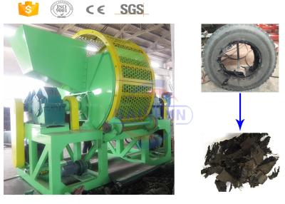 China Low cost tractor old tyre shredder crusher machine manufacturer with CE for sale