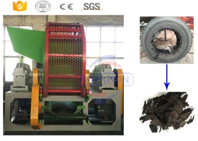 China Factory price waste rubber tyre shredder machine manufacturer with CE for sale