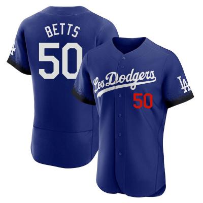 China 2023 Antibacterial New Best Quality Cheap Wholesale Los Angeles Custom Stitched Baseball Jerseys 50 Betts 7 Urias 22 Kershaw 35 Bellinger for sale