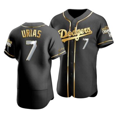 China New High Quality Hot Selling Black Stitched Urias #50 Betts #5 Los Angeles #7 Seager Baseball Jersey Wholesale 2023 Antibacterial And Gold for sale