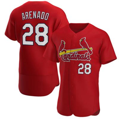 China Custom Made Cheap St Pique Louis Cardinal 28 Nolan Arenado 4 Molina 46 Goldschmidt Baseball Tank Tops China Best Quality Antibacterial Wholesale for sale