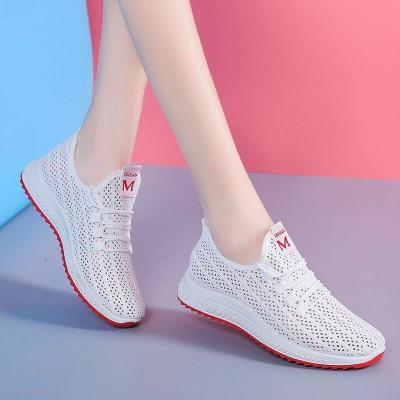 China Traditional Cloth Women Shoes Mesh Platform Sneakers Women Tennies Lightweight Breathable Sports Shoes for sale