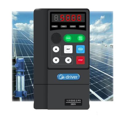 China 1.5KW 2hp Solar Pump System Water Pump Inverter 50-60hz Solar Water Pump Inverter for sale