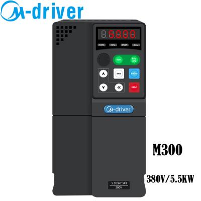 China M300 series motor speed and torque control ac vfd drives 4kw 5.5kw 7.5kw 5hp 7.5hp 10hp frequency converter ac motor inverter for sale