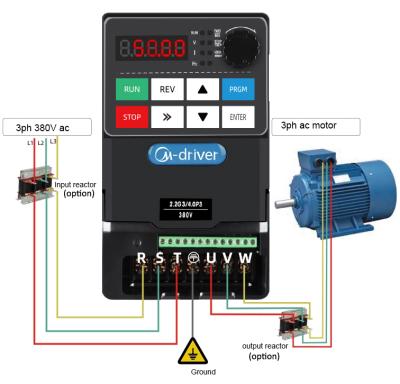 China M-Driver 0.75kw Mini Type Frequency Converter AC Asynchronous Motor 3 Phase 3 Phase 380v AC Drive for sale