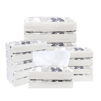 China 2 Layers Cheap Soft Bulk Facial Tissue Soft Fine Fluffy Facial Tissues Home Cleansing Cloth Facial Tissue for sale