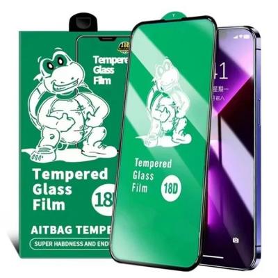 China 99% Transparency Fingerprint Proof Anti-oil 18D Tempered Glass Screen Protector For Mobile Phone for sale