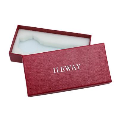 China Biodegradable Recyclable Texture Paper Gift Box Board Packaging Rigid Box With Separate Cover for sale