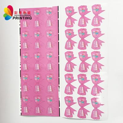 China Customized Clear PVC Sticker Matte Paper Stickers Waterproof Adhesive for sale