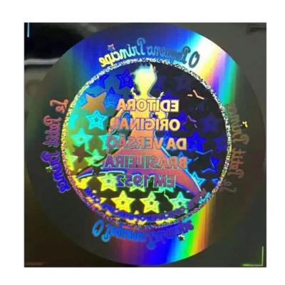 China New Design Custom Label Safe Packaging Holographic Glossy 3d Hologram Label Hologram Adhesive Sticker for sale