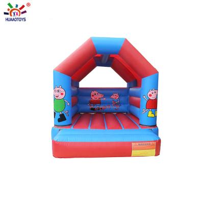 China Pink PVC Pig Bouncing Castles Combo Inflatable Castle Princess With Great Price for sale