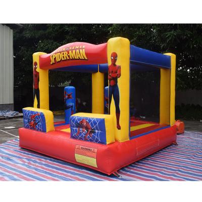 China PVC commercial mini spiderman inflatable bounce house for sale