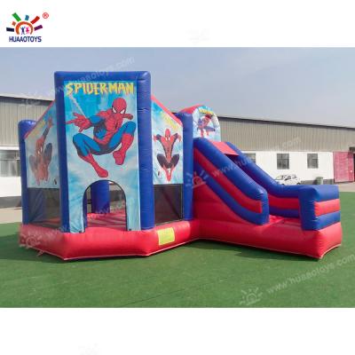 China Commercial Hot Jumping Inflatable Castle Spiderman Castles Outdoor Bouncer Entertainment Pool With High Quality for sale