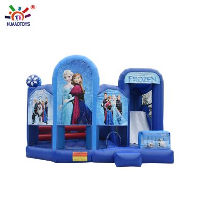 China Outdoor Entertainment 5 in 1 Princess Cartoon Theme PVC Inflatable Jumping Castle with Slide for Sale for sale