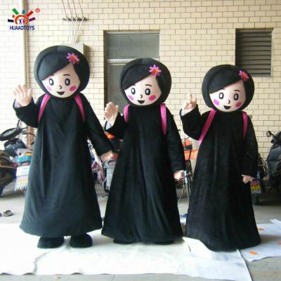 China High quality Arabic character girl mascot costume for adults 1.6m-1.8m for sale