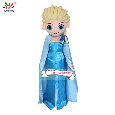 China Elsa princess mascot costume for 1.6m-1.8m adult for sale