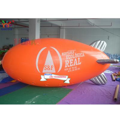 China Chirstmas Decor Giant Inflatable Zeppelin Blimp / PVC Inflatable Tied Aerostat Balloon for sale