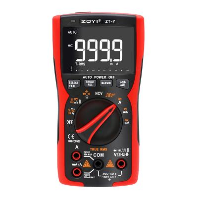 China LCD 9999 Reverse Counts Display Digital Meter ZOYI ZT-Y Auto Ranging Multi Multimeter for sale