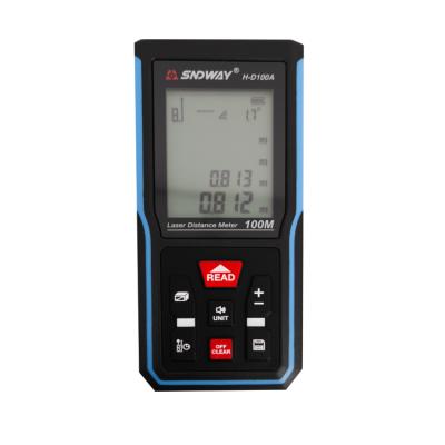 China Home Sndway New Rechargeable H - D100A 100M Laser Rangefinder Digital Laser Distance Meter for sale