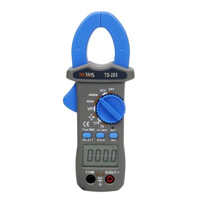 China HYTAIS Mini AC DC 400A RMS True Current Clamp Meters TS203 Digital Clamp Multimeter TS203 for sale