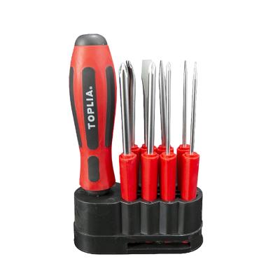 China Alloy 9pcs Variable Stee Screwdriver Bit Home Use Manual Screwdriver Set With Magnetic Tip for sale