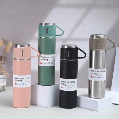 China High Quality Viable Stainless Steel Vacuum Flask Travel Mug 500ML Thermos Mug Gift Set for sale