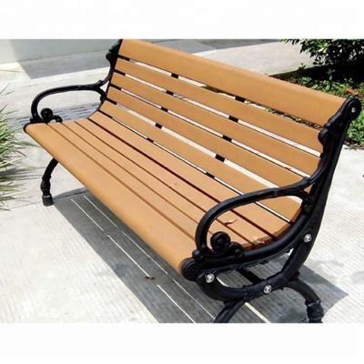 China UV-Resistant Recycled Plastic Wood Slats Leisure Park Eco-Friendly Portable Bench For Design Park for sale