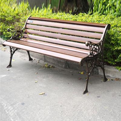 China 2018 New carbon fiber slats Outdoor bench model long chair/outdoor furniture long wooden chair/outdoor wooden patio benches for sale