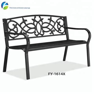 China Garden Chair Promotion Garden Chairs Patio Furniture Hot Selling Cast Iron Metal Park Bench for sale