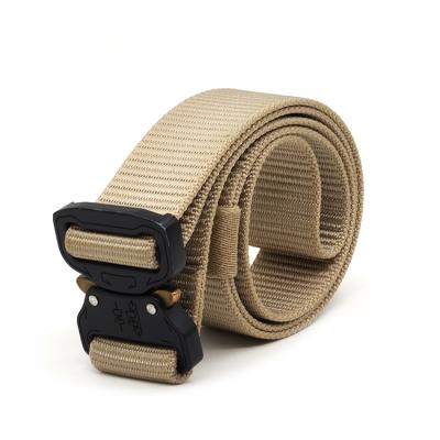 China New Design Military Heavy Duty Nylon Polyester Belt Multicam Fabric Tactical Belt for sale