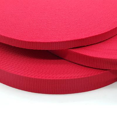 China 20mm 30mm 40mm 50mm Sustainable Wholesale Durable Flat Strap Woven Polypropylene PP Webbing for sale