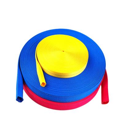 China Wholesale custom size tubular nylon webbing viable for sports accessories and industrial equipment for sale