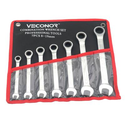 China 2022 ALLOY CRV Hot Sale Steel Hand Tools Socket Wrench Set Telescopic / Non-Rolling Ratchet Wrench Set for sale