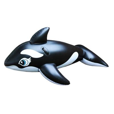 China Europe Durable PVC Inflatable Whale Shaped Cushion Large Water Park Swimming Floating Circle for sale