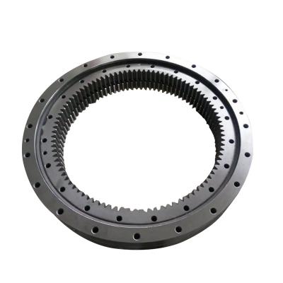 China Aluminum Swivel Point CROSS Contact ROLLER/Four Inboard Gear Bearing 150mm Excavator Slewing Bearing for sale