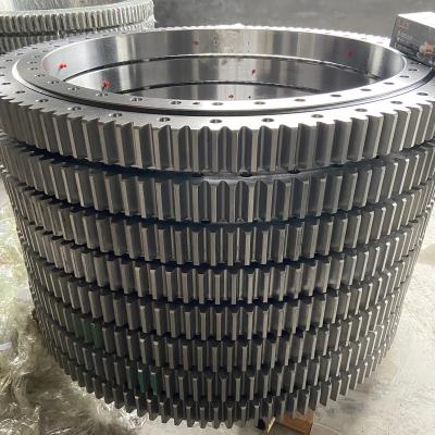 China Ball Series QW Single Row Four Point Contact Ball Slewing Bearing With External Gears for sale