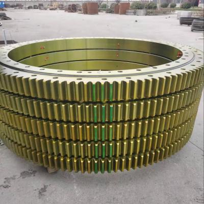 China 11 Series Single Row Cross Roller Slewing Bearings External Gears Internal Ball Gears And No Gears for sale