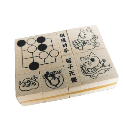 China Factory Direct Sales Office Hot Sale Fashion Cheap Interesting Wooden Stamp 2# for sale