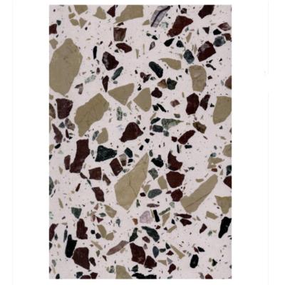 China KOREAN DEEDGREAT Press White Cement Terrazzo Floor Tiles for sale