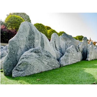 China DEEDGREAT Modern Garden Landscaping Black Boulders Rock Garden Stone for sale