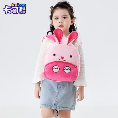 China Lightweight Cute Animal Rabbit Schoolbag Kids Backpack Girls Plush Toy Bag Kids Cartoon Plush Backpack for sale