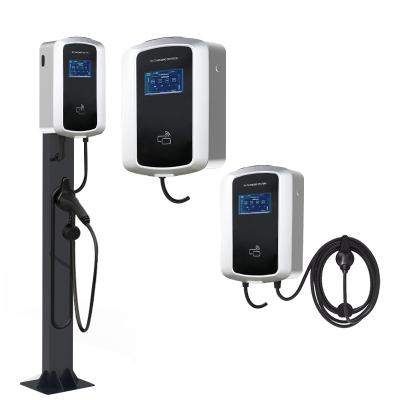 China New China-chic 3 Phase 1 Phase Wallbox Public Supplier EV Charger Station For Electric Car Charging Ce Certified for sale