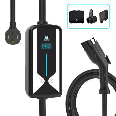 China China-chic New 16A 32A Mode Level 2 AC Ev Charger 7KW 11KW EVSE Ev Charger Electric Vehicle Car Portable Type - 2 IEC62196 Type 1 J1772 for sale