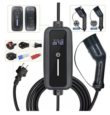 China Feyree 16A EV Portable Socket EV Charger NEMA5-15P 240V Home Charging Station EVSE J1772 Compatible with All EV Car 3.5KW 16A for sale